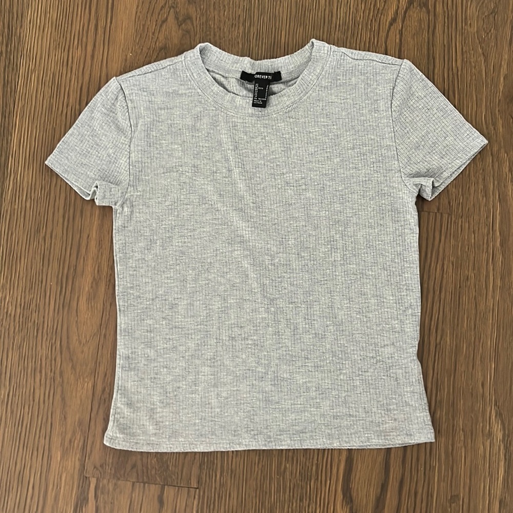forever 21 grey t shirt
